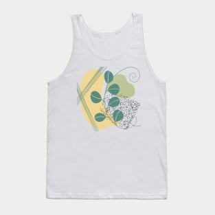 Botanical Nature Abstract Art Tank Top